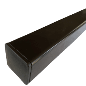 1800mm Aluminium Pool Fence Post Satin Black